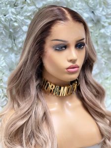 COCO, BLONDE OMBRE WIG WITH MONEY PIECE HIGHLIGHTS, CUSTOM DELUXE LACE WIG