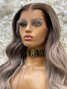 AMELIE COOL BLONDE WITH WARM TONES, CUSTOM DELUXE LACE WIG