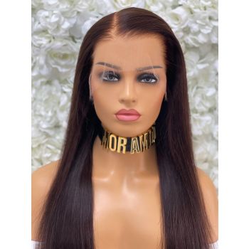 ROXY, BRUNETTE, WARM CHOCOLATE BROWN, DELUXE LACE WIG