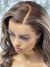 KENNEDY, MEDIUM BROWN WITH HIGHLIGHTS,  DELUXE LACE WIG
