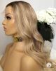 EVE, MEDIUM BLONDE ROOTED, 150% DENSITY, CUSTOM DELUXE LACE WIG