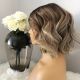 AVA BOB CUT, BLONDE BALAYAGE, DELUXE LACE WIG