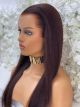 ROXY, BRUNETTE, WARM CHOCOLATE BROWN DELUXE LACE FRONT WIG READY TO SHIP