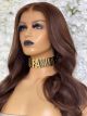 BELLE, NATURAL BROWN, DELUXE LACE WIG