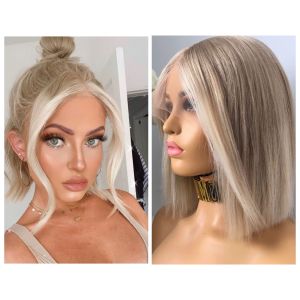TAYLOR, BLONDE BOB,  FACE FRAMING HIGHLIGHTS, DELUXE LACE WIG