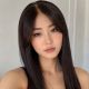 ALENA, DARK BROWN WIG WITH FRINGE (BANGS) DELUXE LACE WIG