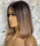 GIGI, ASH BROWN ROOTS, ASH BLONDE, DELUXE LACE WIG 