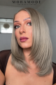 AMELIE COOL BLONDE WITH WARM TONES, DELUXE LACE WIG
