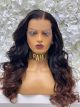 NAOMI CHOCOLATE OMBRE, YAKI LOOSE WAVE, PREMIUM LACE WIG 