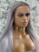 DREAM, SILKY SILVER / GREY ROOTED, DELUXE LACE WIG