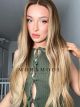 REAGAN, HONEY BLONDE BALAYAGE, DELUXE LACE WIG