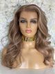 CHANEL, DARK BLONDE W/ BLONDE HIGHLIGHTS , DELUXE LACE WIG