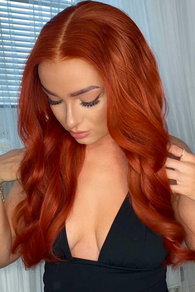Red Auburn Wigs